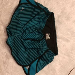Under Armour run shorts with bloomers and key hold
